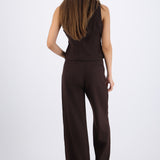 Pantalón amplio rayas