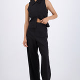 Pantalón amplio rayas