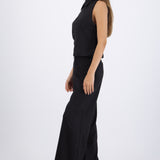 Pantalón amplio rayas