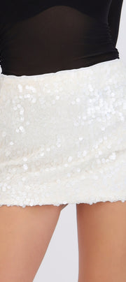 Falda mini velvet lentejuela