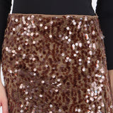 Falda mini velvet lentejuela