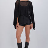 Capa mesh brillos