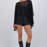 Capa mesh brillos