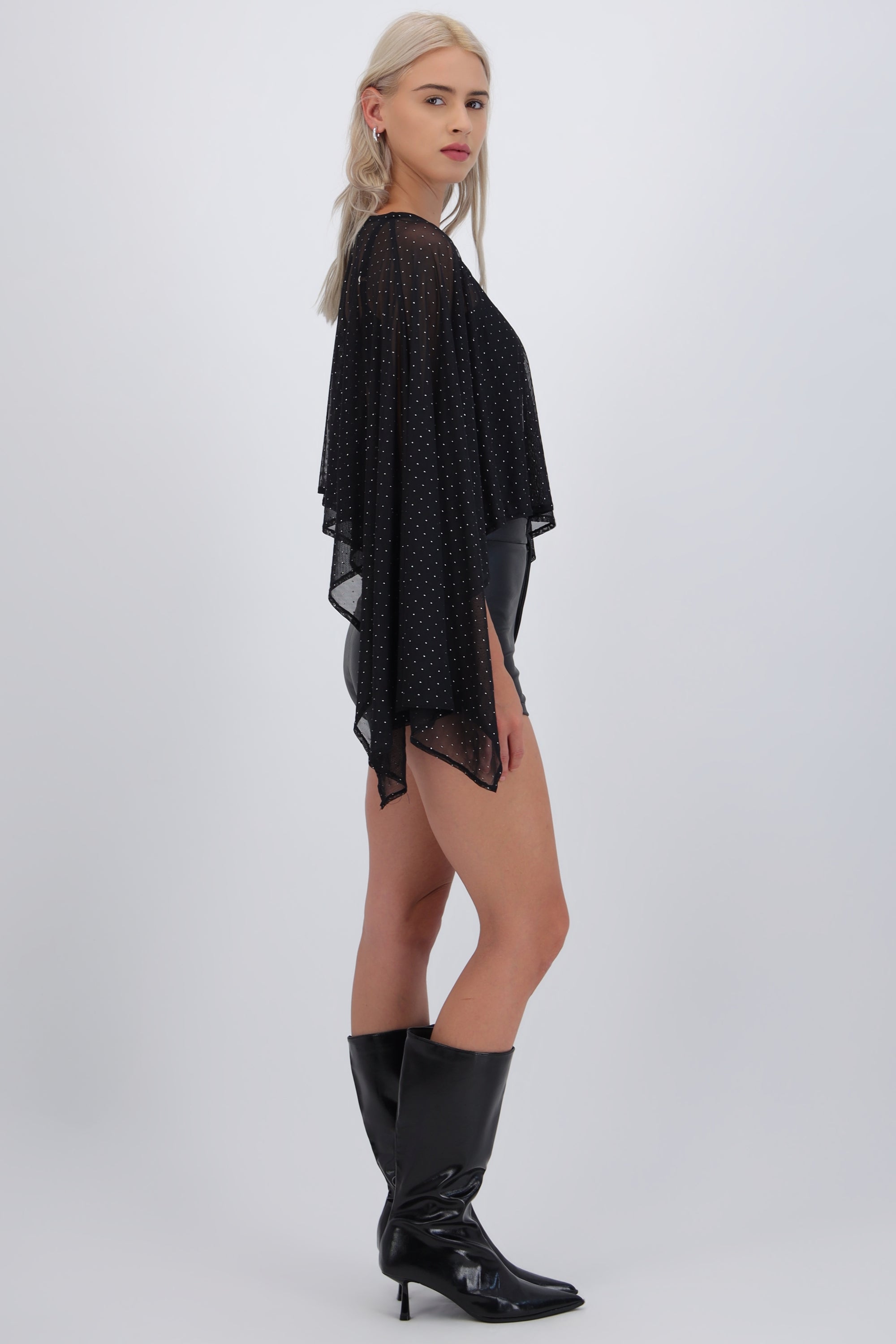 Capa mesh brillos