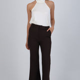 Pantalón recto liso