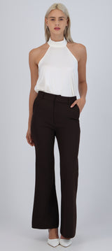 Pantalón recto liso
