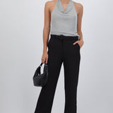 Pantalón cinturón liso