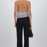 Pantalón cinturón liso