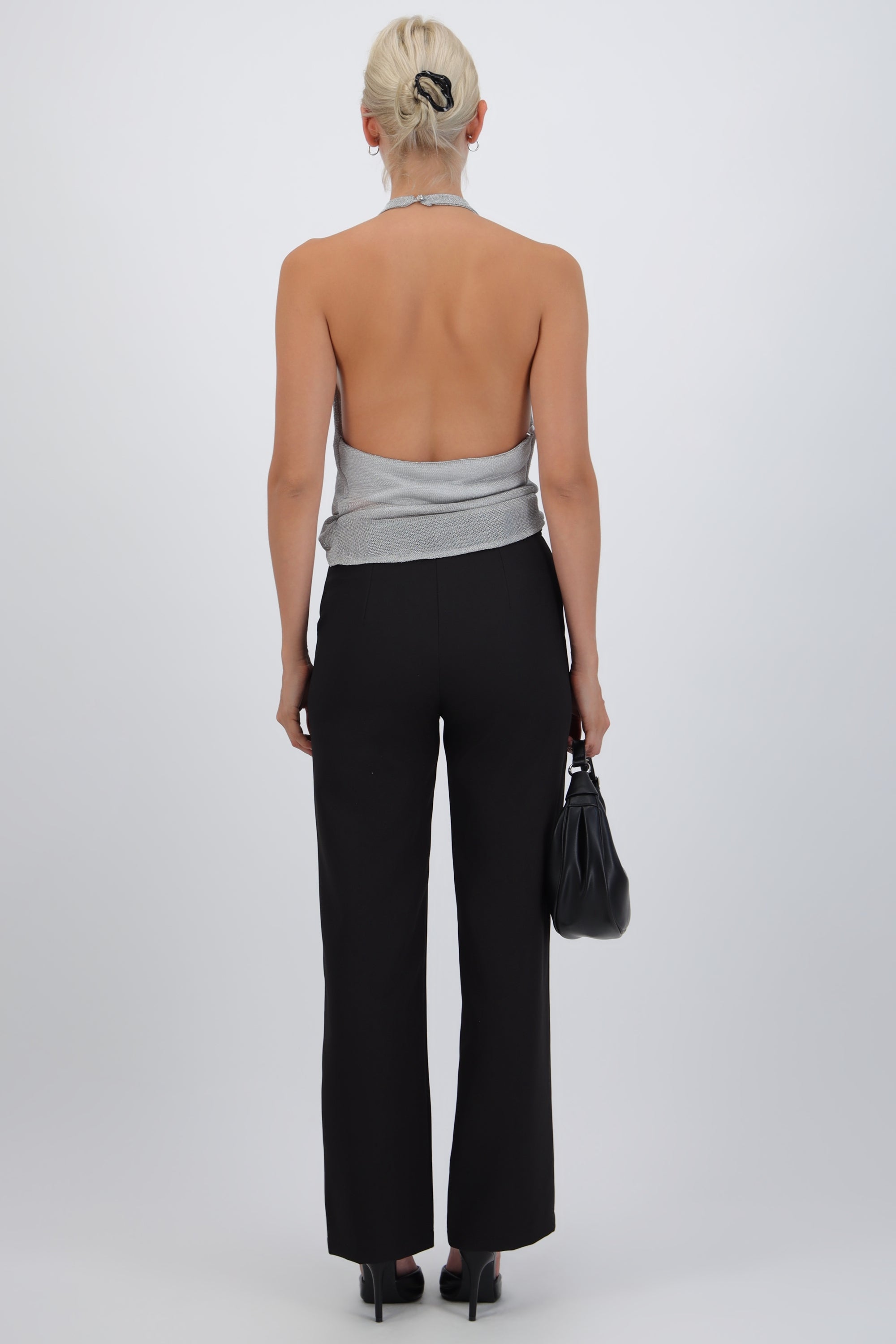 Pantalón cinturón liso