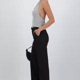 Pantalón cinturón liso