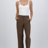 Pantalón liso rayas