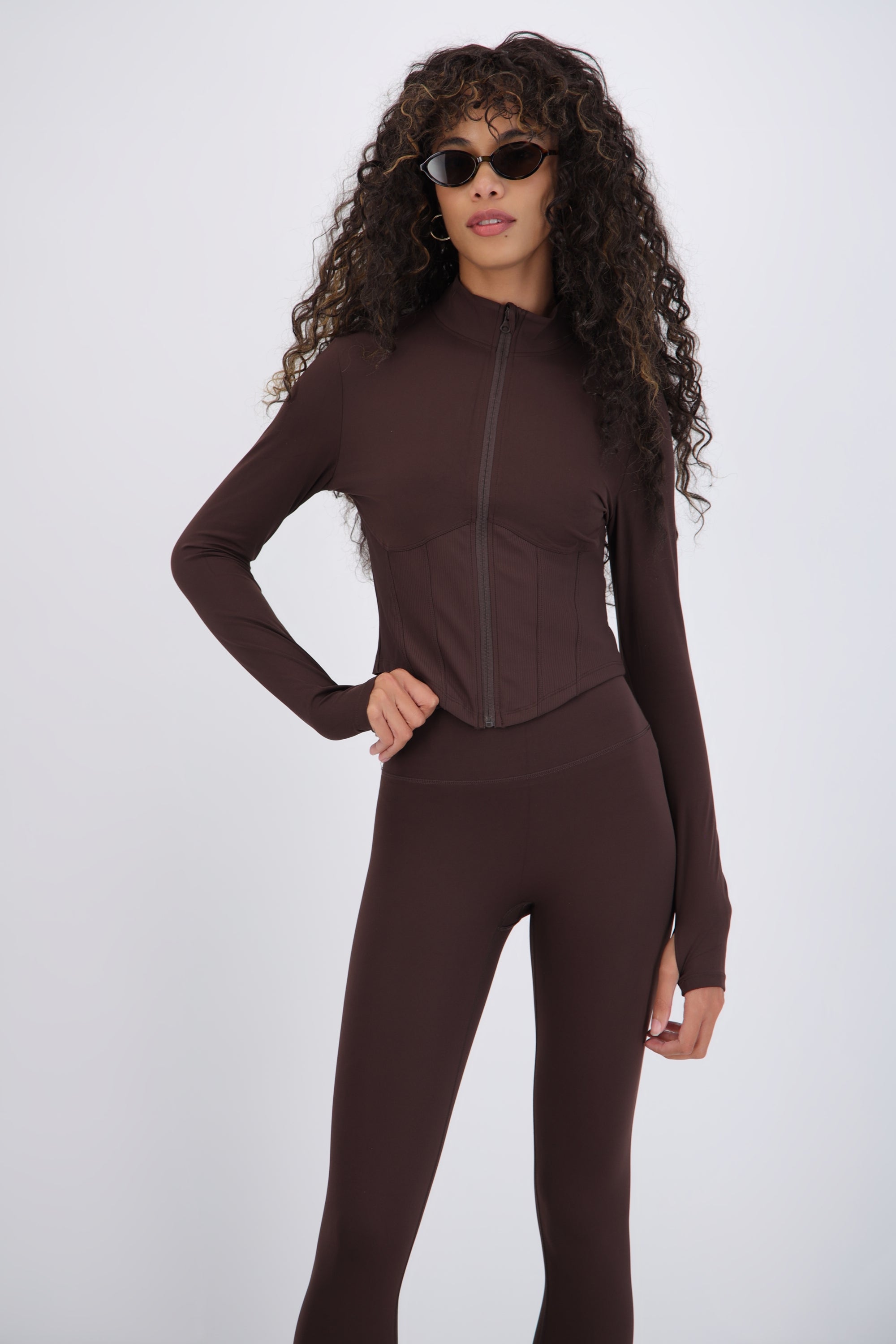 Chamarra deportiva lisa