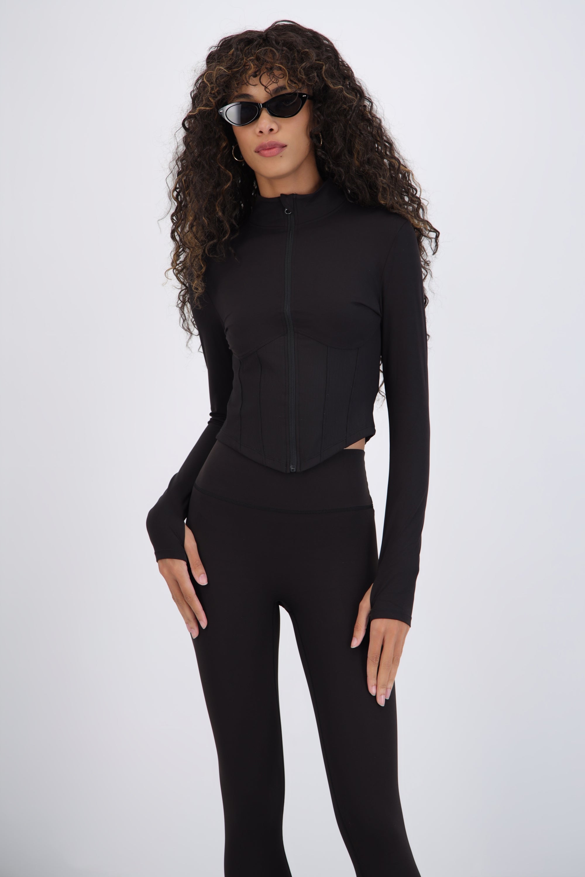 Chamarra deportiva lisa