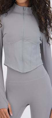 Chamarra deportiva lisa