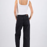 Jeans wide leg animal print