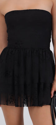 Vestido mini encaje