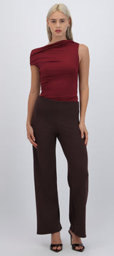 Pantalón wide detalle pinzas