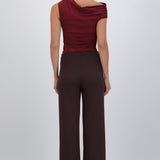 Pantalón wide detalle pinzas