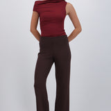 Pantalón wide detalle pinzas