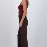 Pantalón wide detalle pinzas