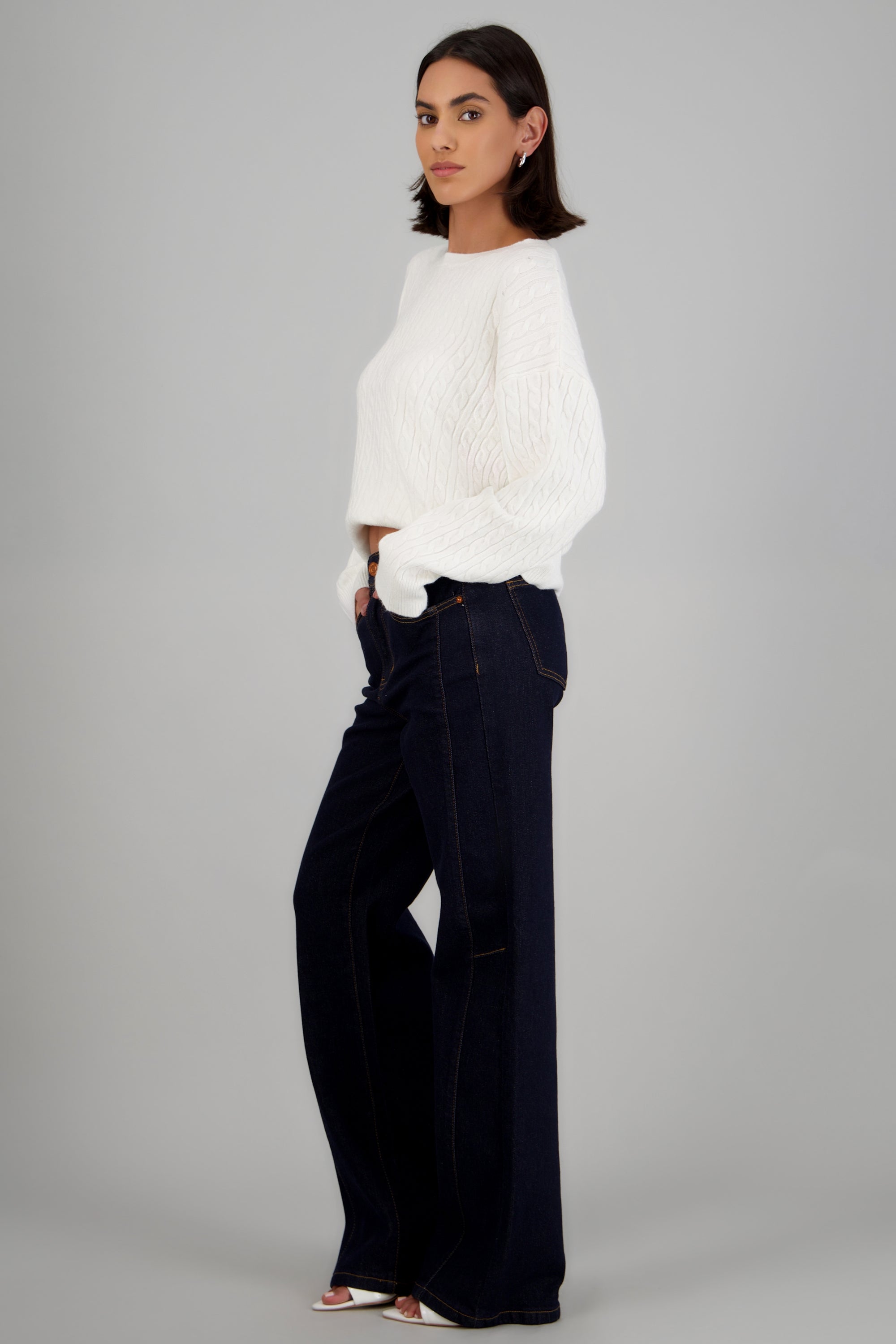 Jeans wide leg fracciones INDIGO