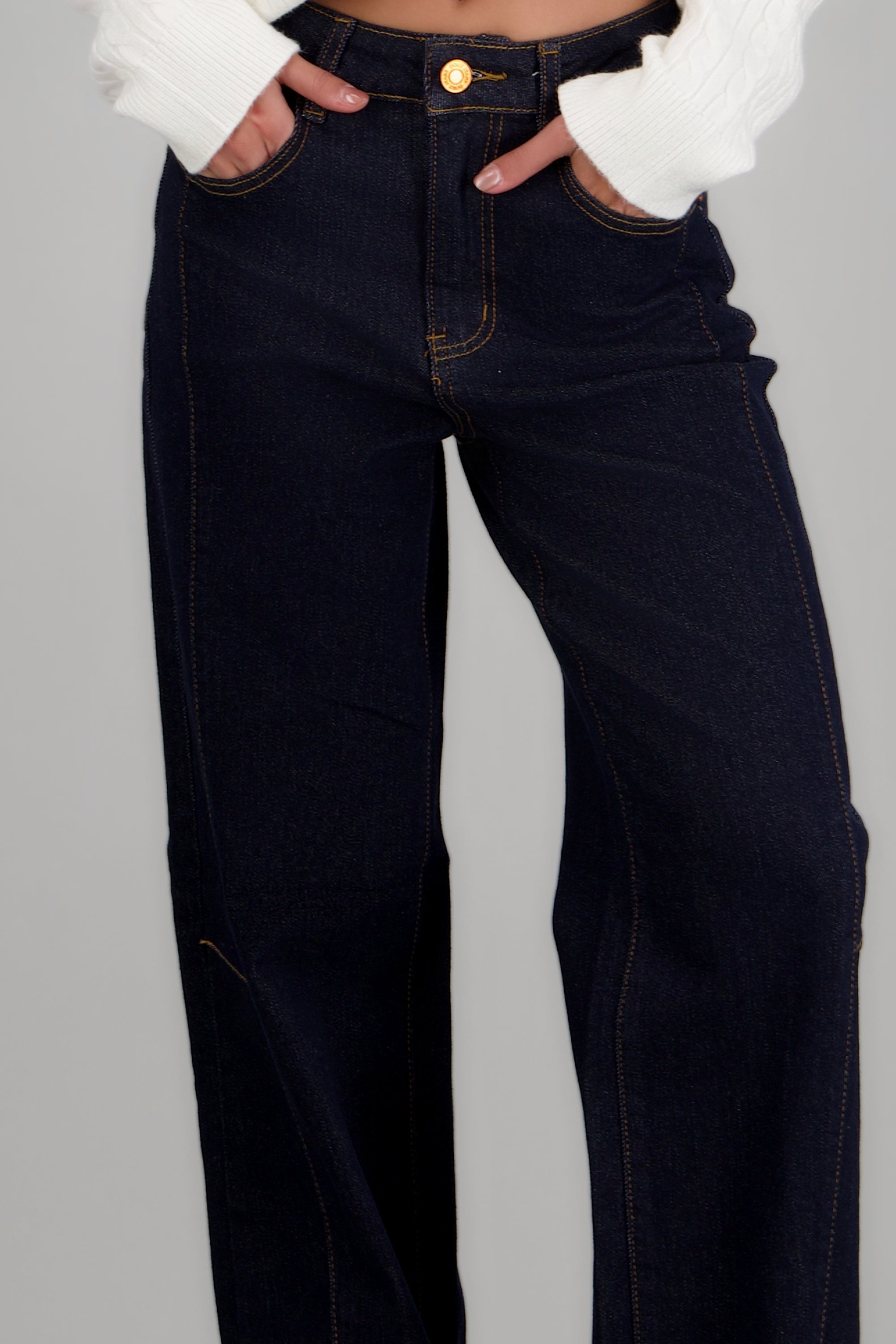 Jeans wide leg fracciones INDIGO