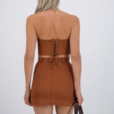 Top crop detalle bordados