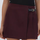 Falda tableada mini