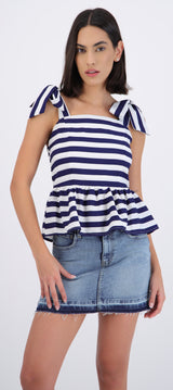 Top rayas marineras