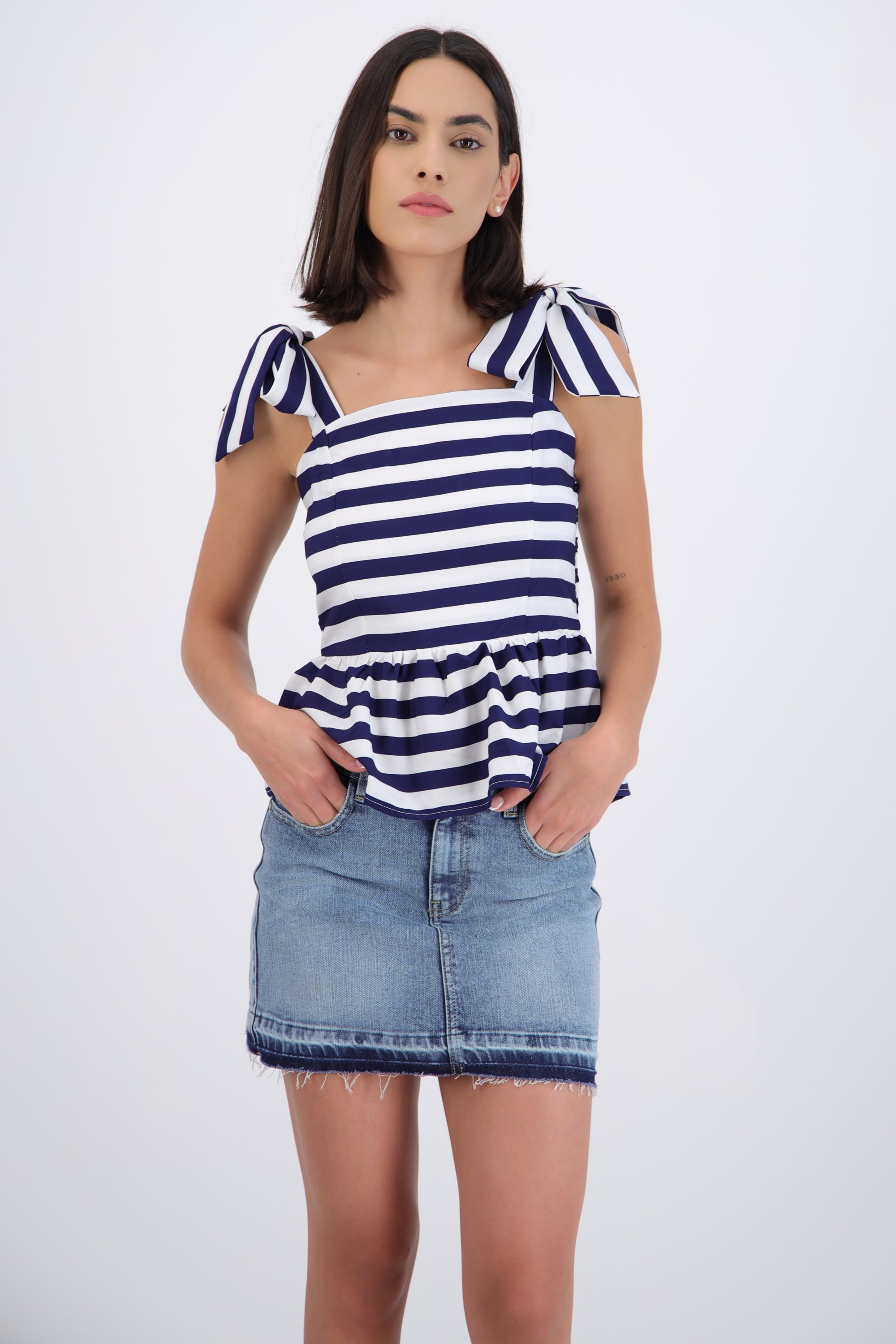 Top rayas marineras