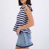 Top rayas marineras