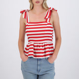 Top rayas marineras