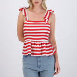 Top rayas marineras