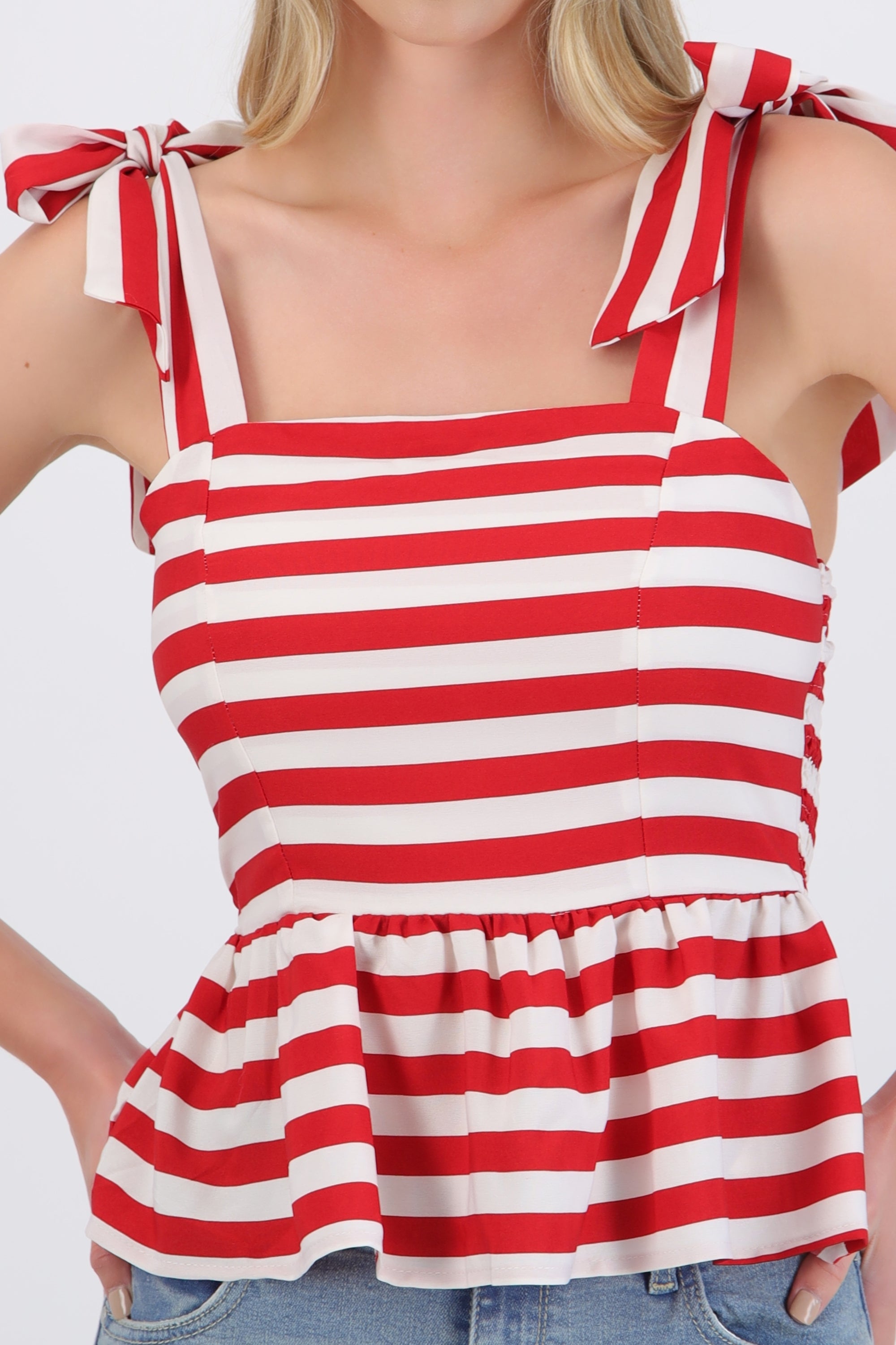 Top rayas marineras