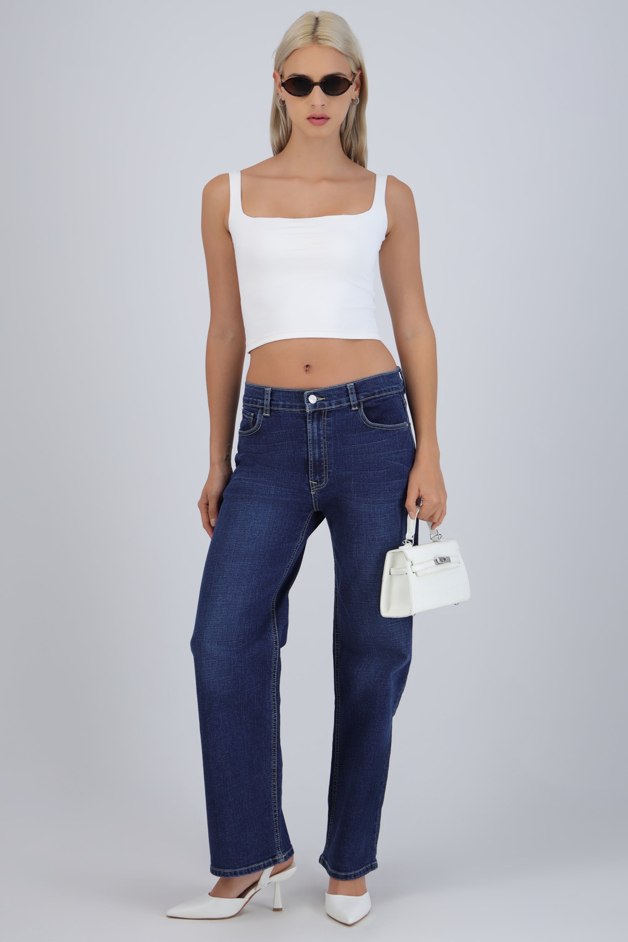 Jeans straight wide