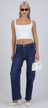 Jeans straight wide