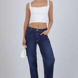 Jeans straight wide