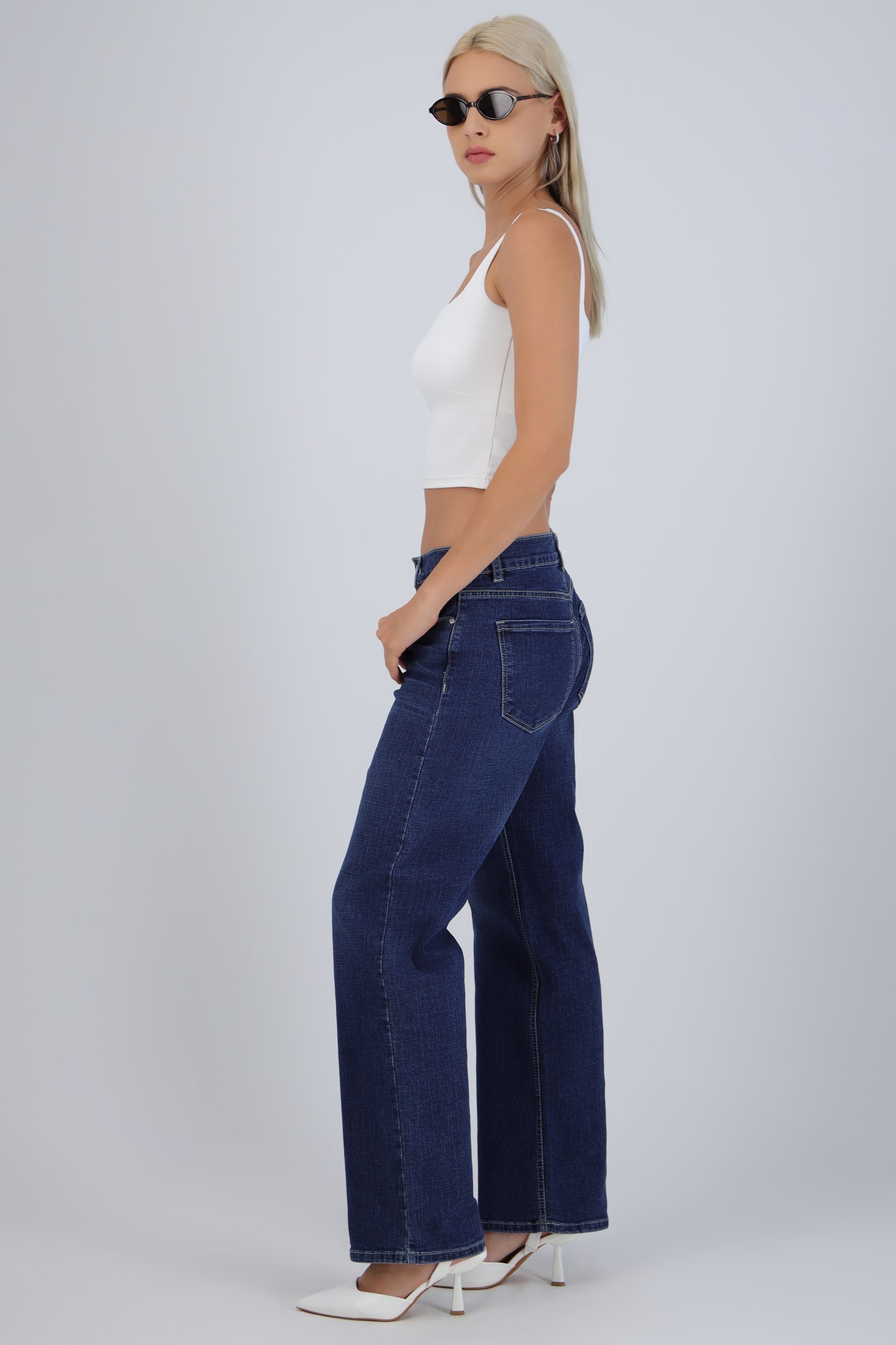 Jeans straight wide