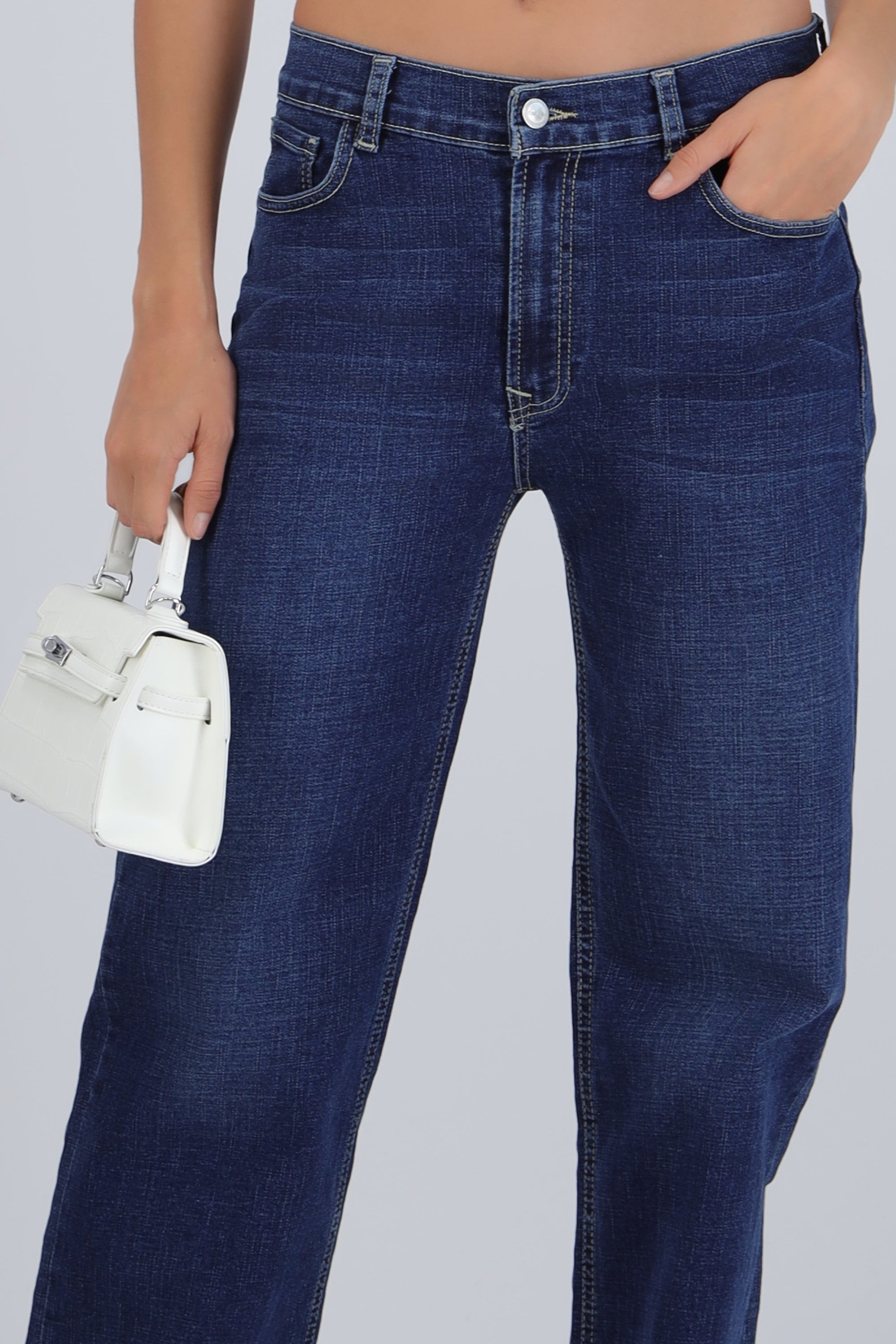 Jeans straight wide