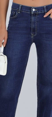 Jeans straight wide