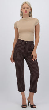 Pantalón bolsas detalle rayas