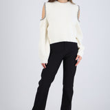 Pantalón liso flare
