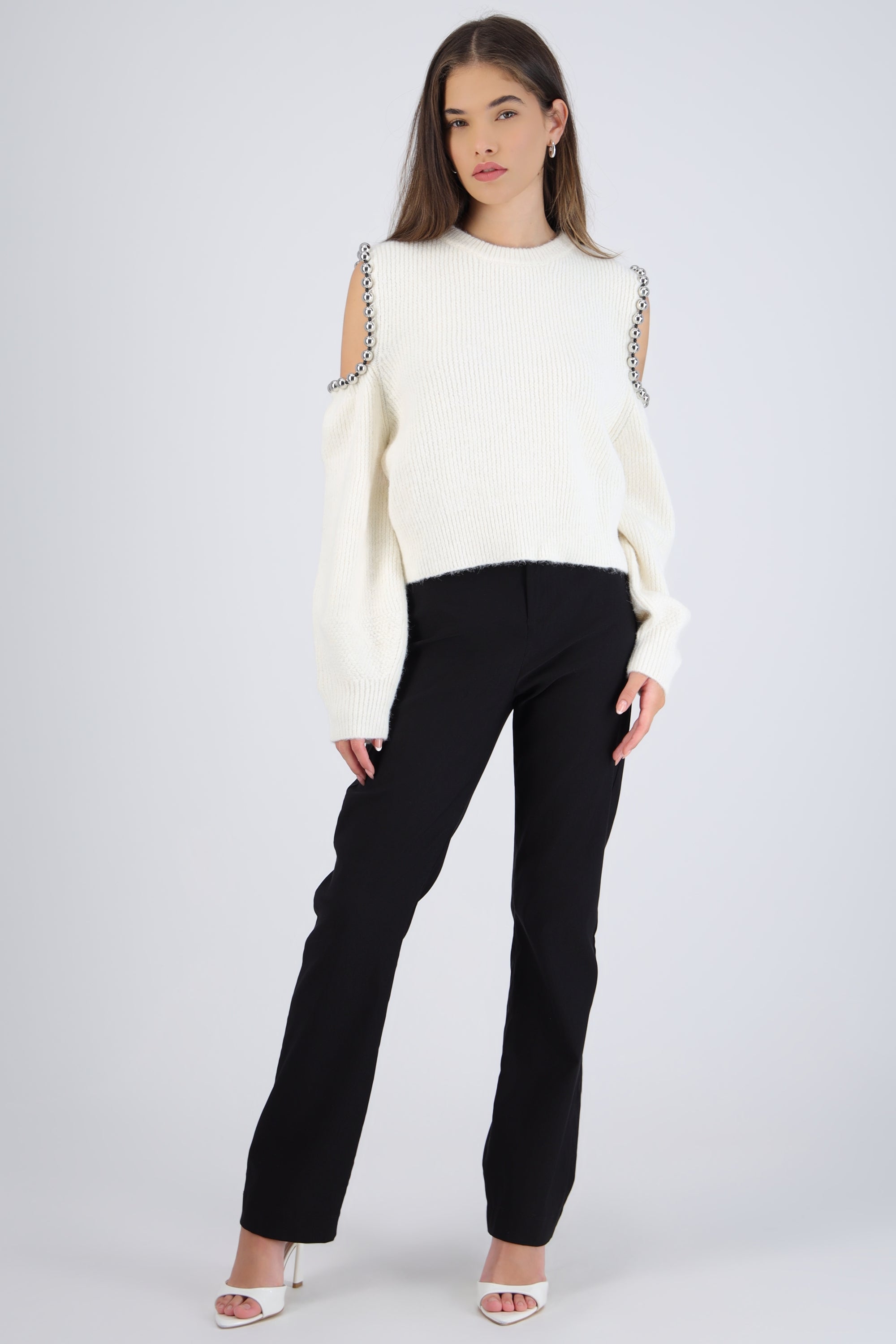 Pantalón liso flare