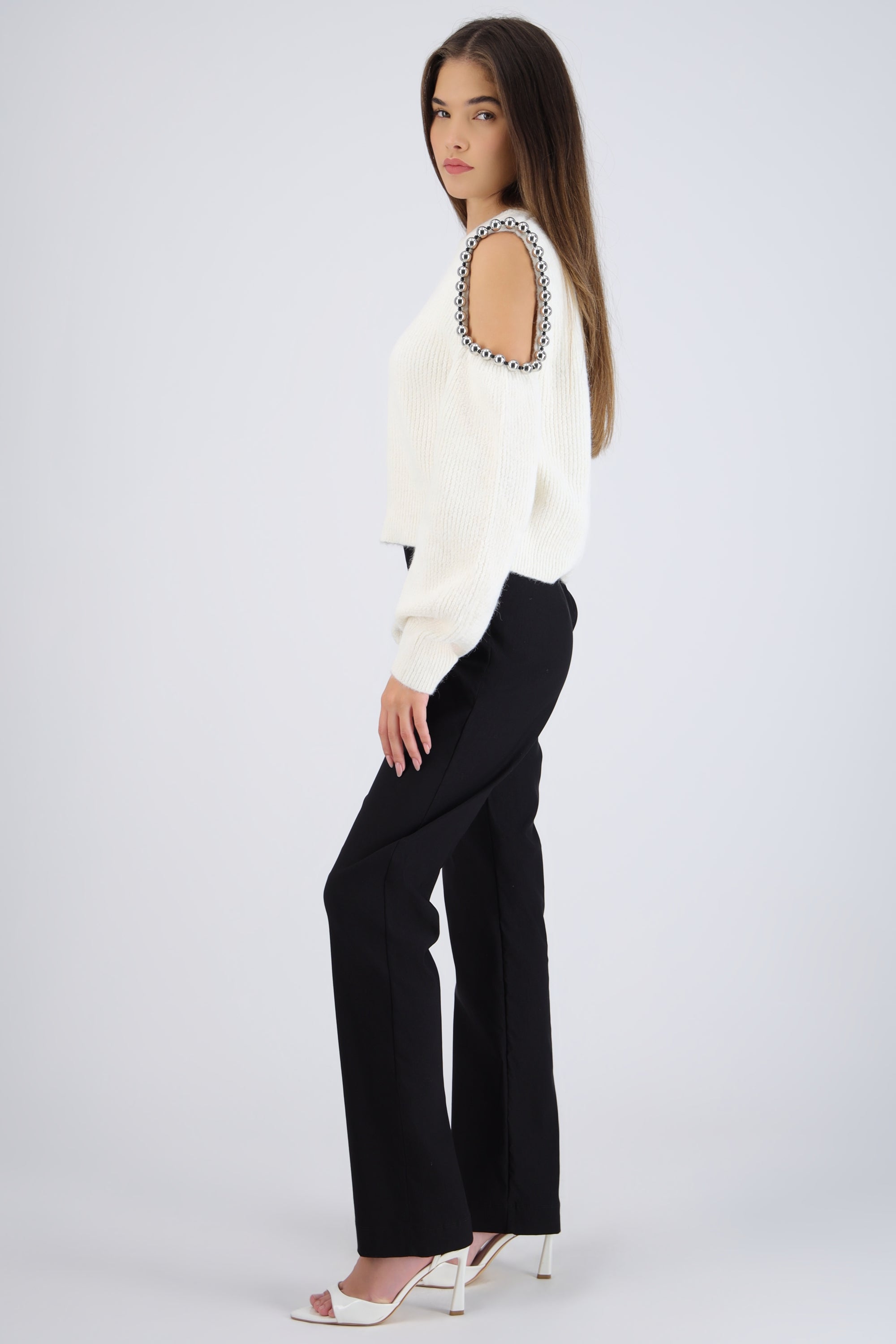 Pantalón liso flare