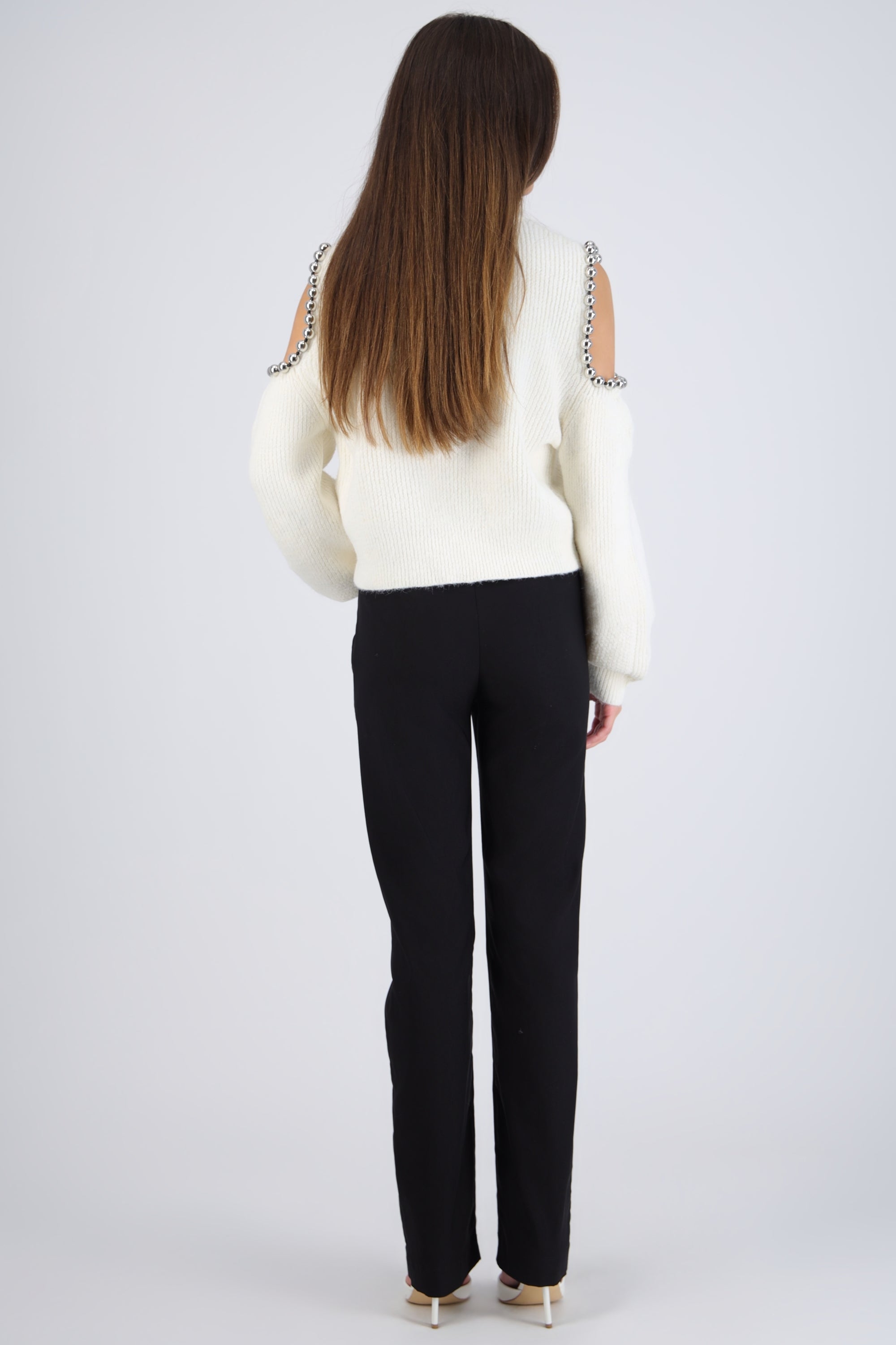 Pantalón liso flare