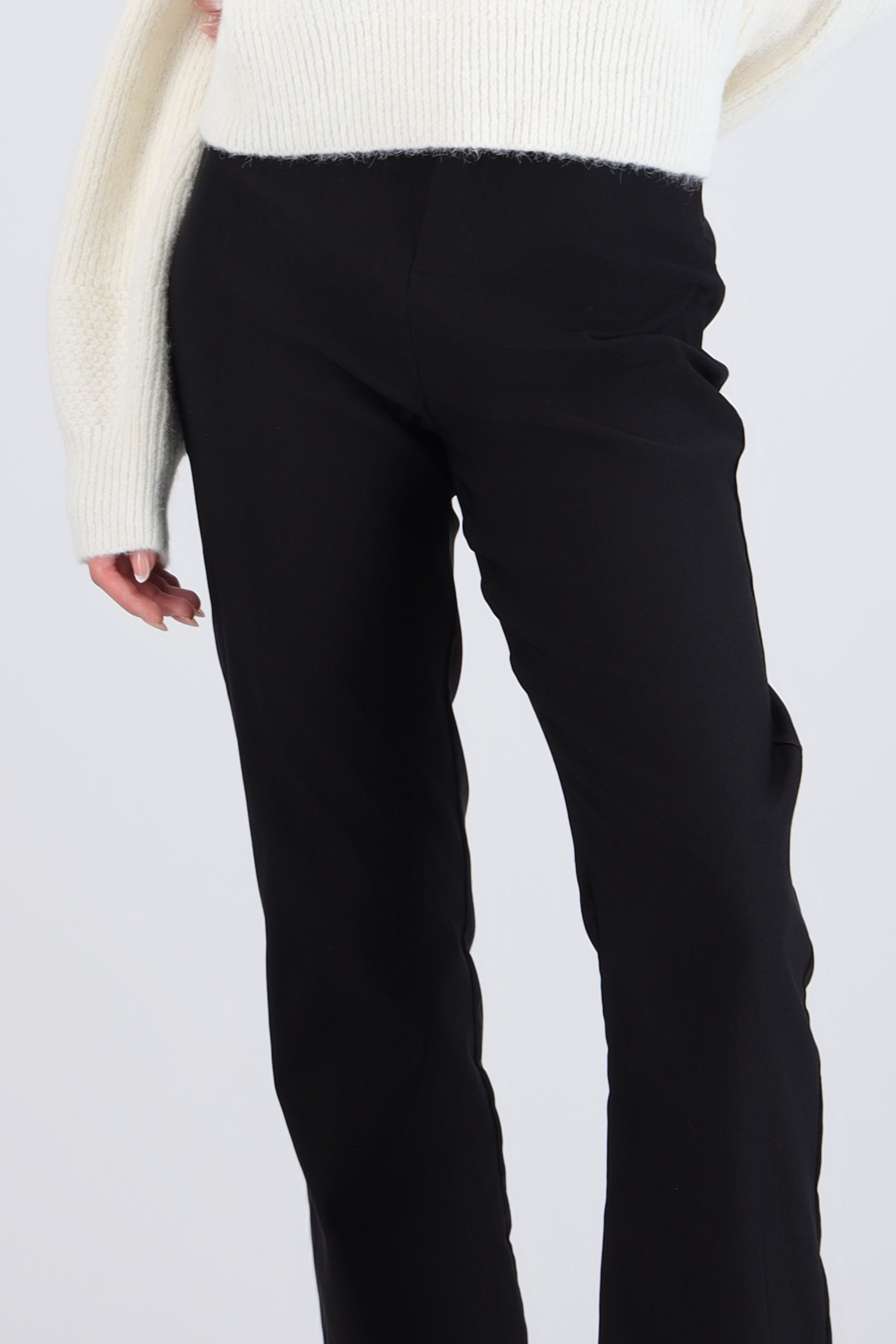 Pantalón liso flare