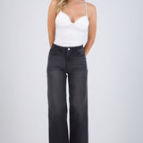Jeans straight amplio