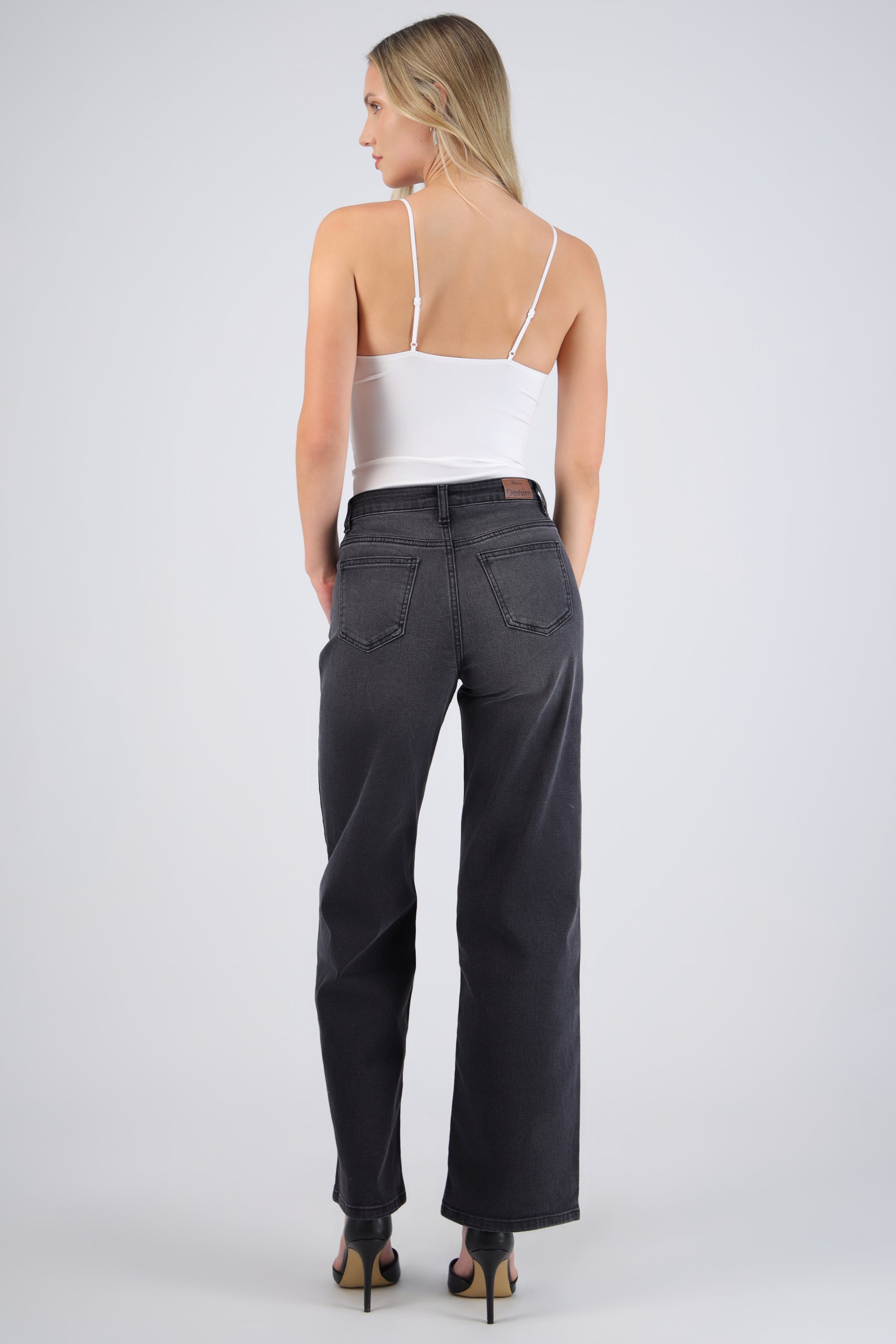 Jeans straight amplio