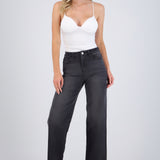 Jeans straight amplio