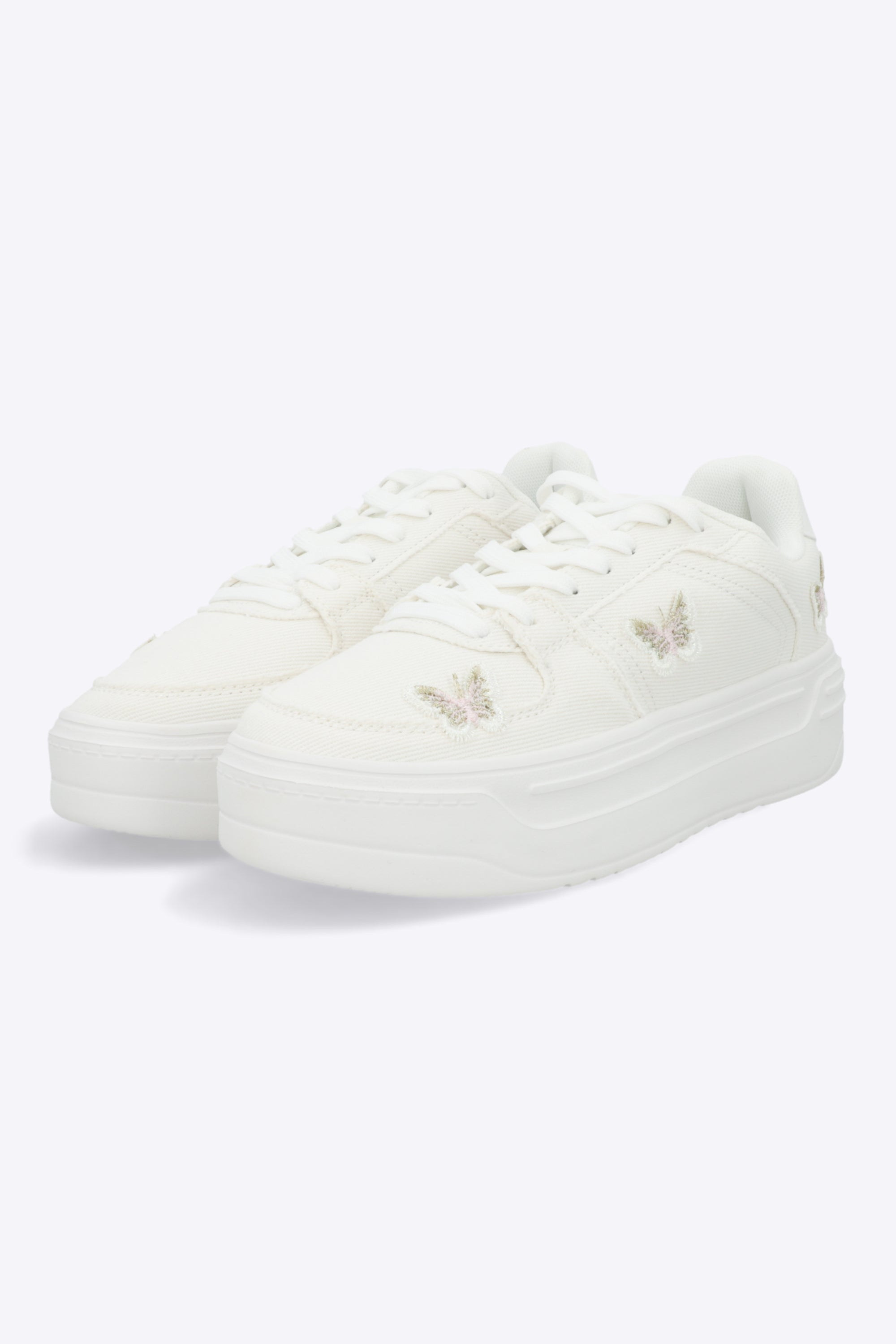 Tenis causal denim mariposas